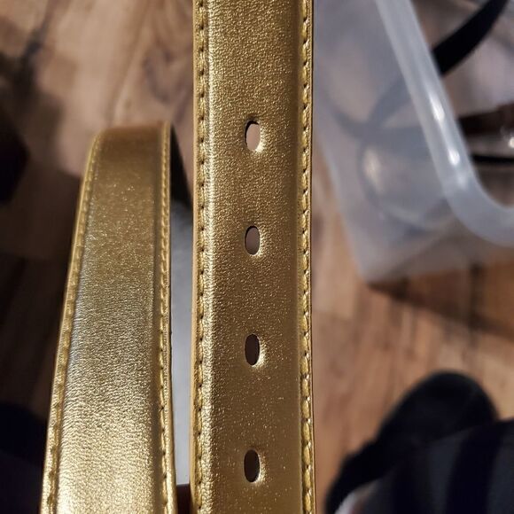 Gold 1 inch belt  - Picture 3 of 4